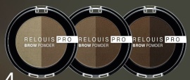 Фотография линейки ТЕНИ ДЛЯ БРОВЕЙ RELOUIS PRO Brow Powder, арт. РБ763- косметики ДЕКОРАТИВНАЯ КОСМЕТИКА RELOUIS