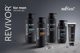 Фотография линейки Revivor FOR MEN Skin & Hair Care  косметики БЕЛИТА