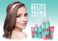 Фотография линейки BELITA YOUNG (для молодой кожи)  косметики БЕЛИТА